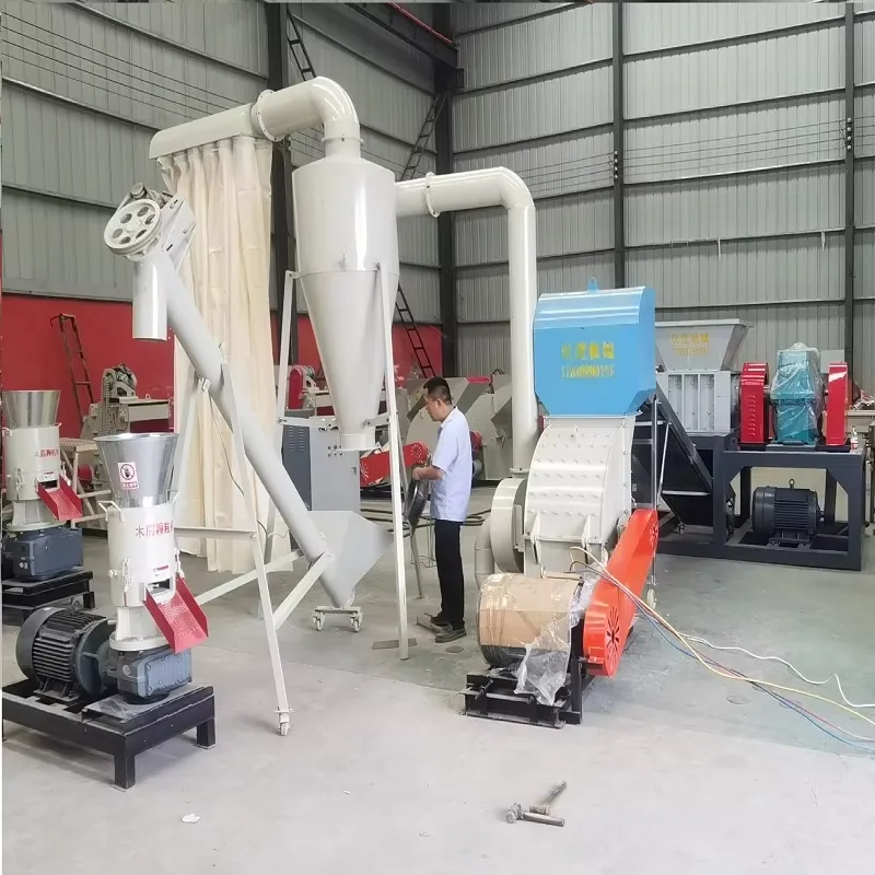 Wood Pellet Making Machine - Wood Crusher Briquette Pressing Machine Wood