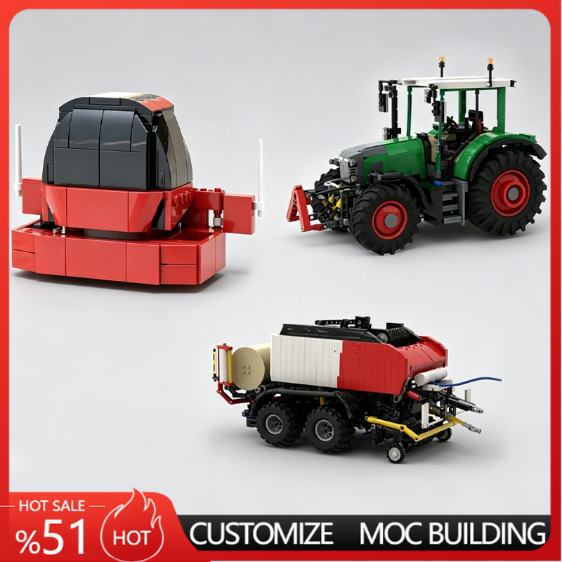 Agriculture Farming Education - NEW Green Farm Tractor With Red