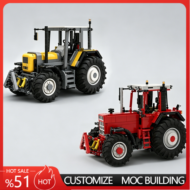 Farm Tractor MOC Model Agricul - Agriculture Farming Education ulasan dan harga