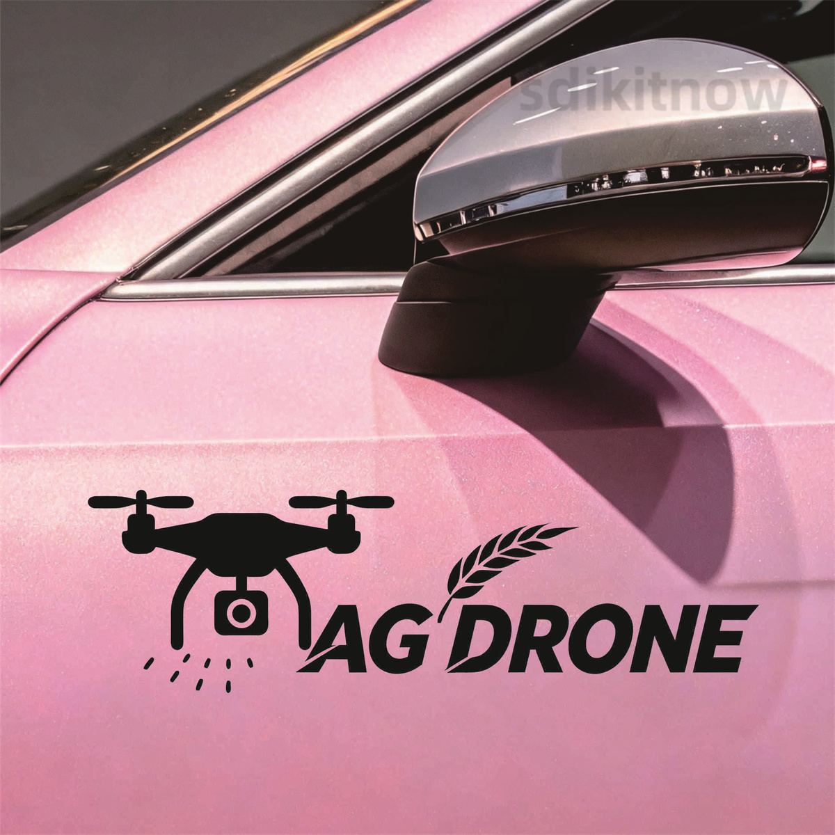 AG DRONE Farm Spraying Vinyl C - Agriculture Farming Words ulasan dan harga
