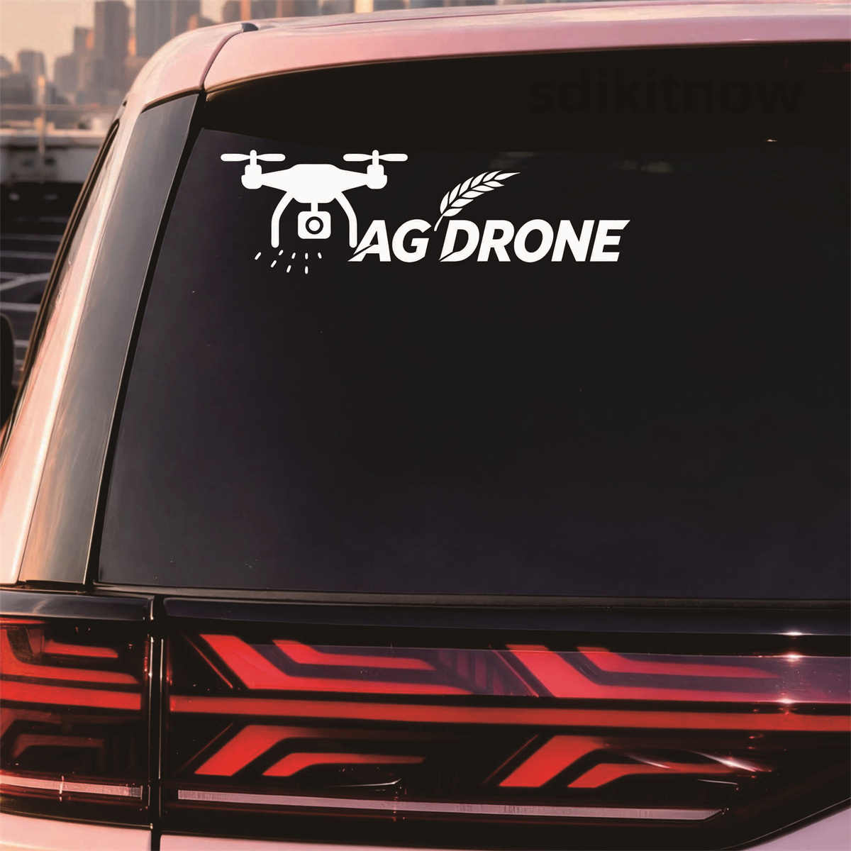 AG DRONE Farm Spraying Vinyl C - Agriculture Farming Words ulasan dan harga