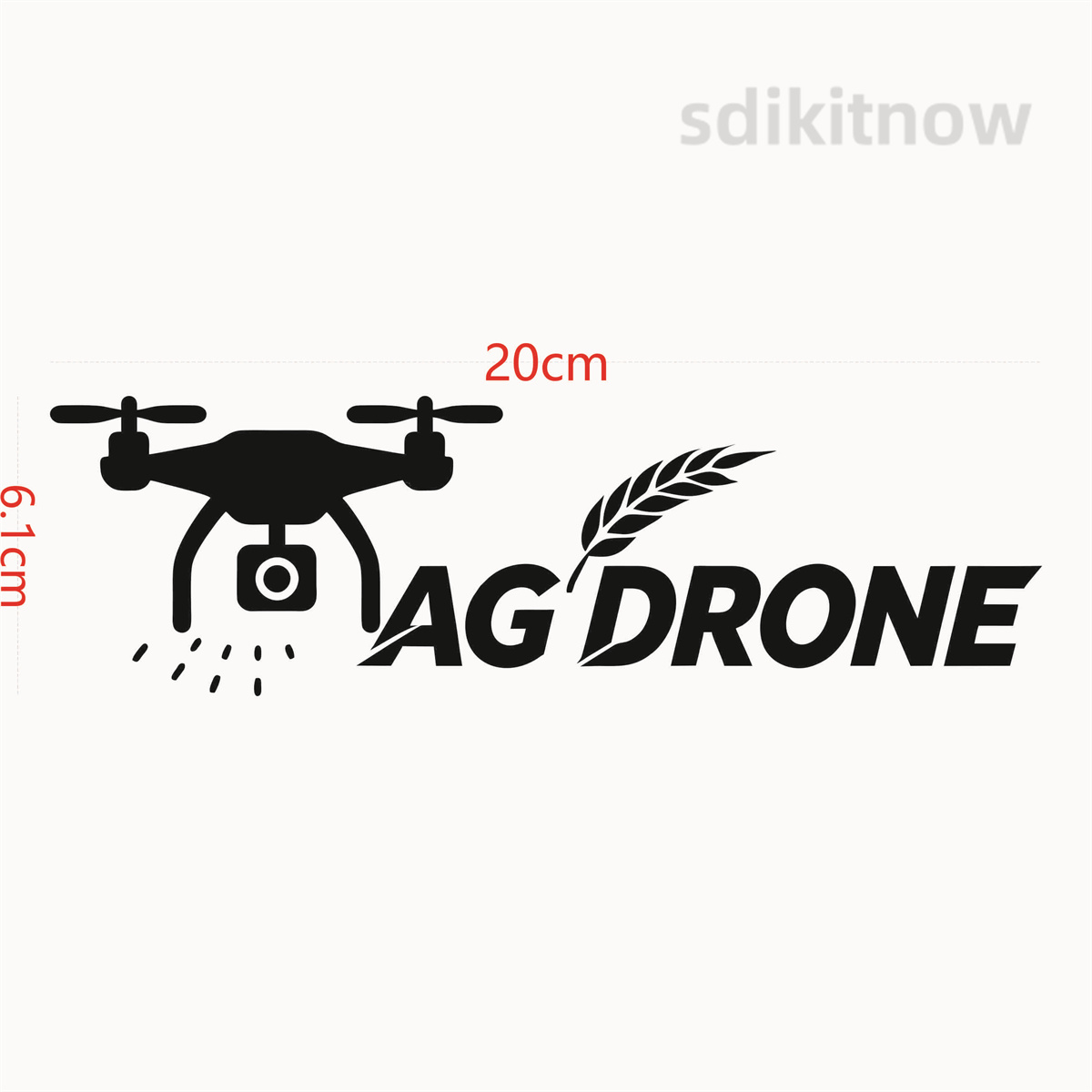 AG DRONE Farm Spraying Vinyl C - Agriculture Farming Words ulasan dan harga