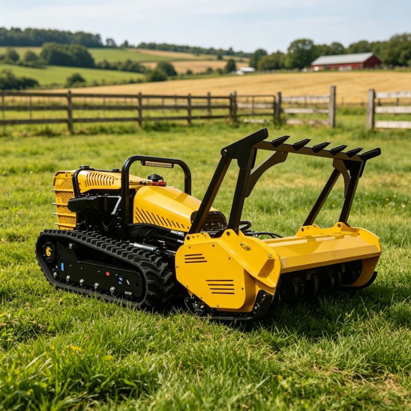 Automatic Remote Control Lawn  - Agriculture Farming Robot ulasan dan harga