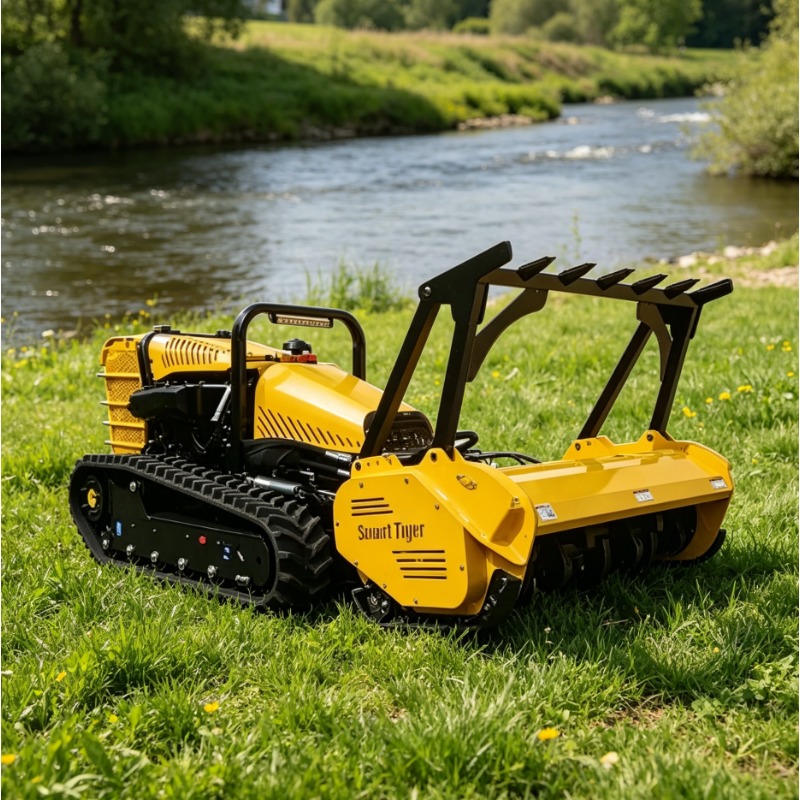 Automatic Remote Control Lawn  - Agriculture Farming Robot ulasan dan harga