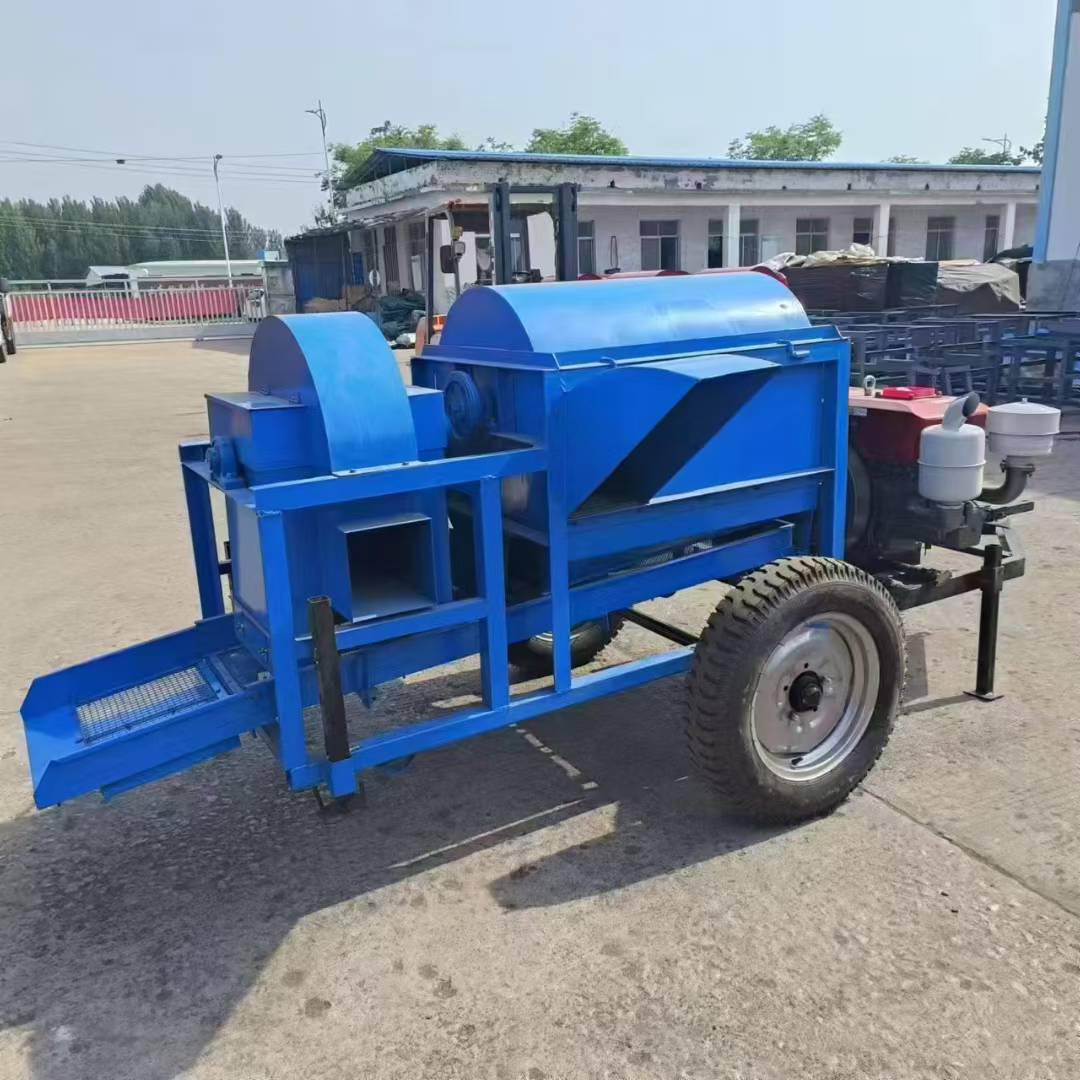 Wheeled Mobile Diesel Engine M - Rice Thresher Machine ulasan dan harga