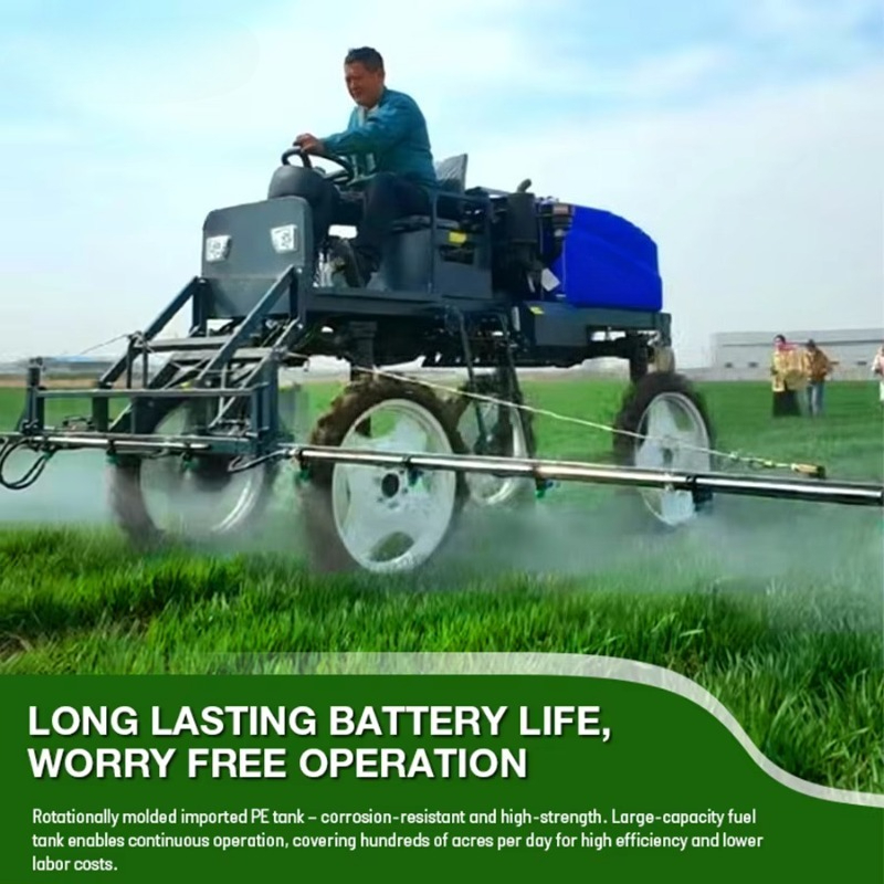 Four Wheel Spraying Machine Hi - Agriculture Farming Robot ulasan dan harga