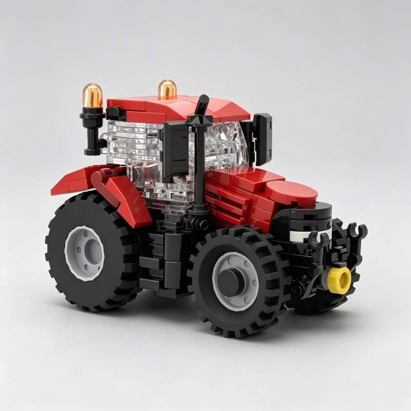 186PCS Farm Tractor MOC Buildi - Agriculture Farming Education ulasan dan harga