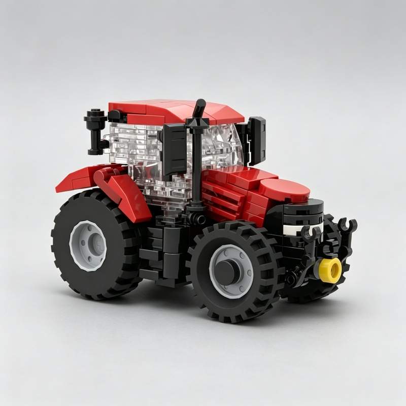 186PCS Farm Tractor MOC Buildi - Agriculture Farming Education ulasan dan harga